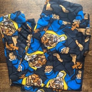 Lularoe OS Beast Disney leggings